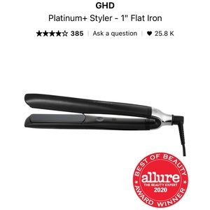 GHD platinum plus professional 1” flat iron